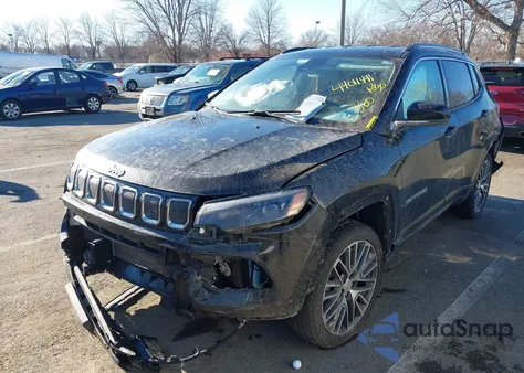 2022 Jeep Compass Limited 4X4 из США, поврежденный, VIN 3C4NJDCB0NT192120